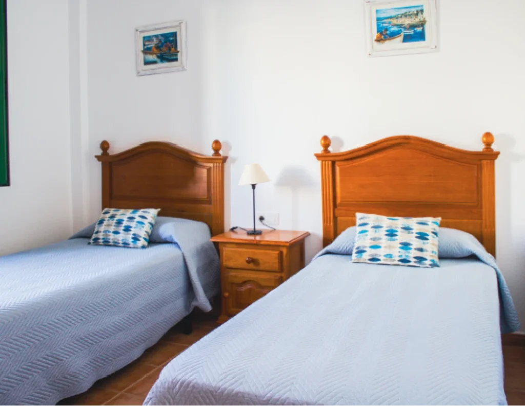 Apartamento de 1 habitación con cama de doble